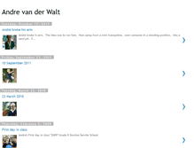Tablet Screenshot of andrevanderwalt.blogspot.com