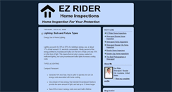 Desktop Screenshot of ezriderhomeinspections.blogspot.com