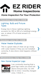 Mobile Screenshot of ezriderhomeinspections.blogspot.com