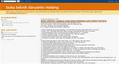Desktop Screenshot of bukuteknikdaryantomalang.blogspot.com