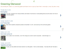 Tablet Screenshot of greeningglenwood.blogspot.com