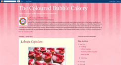 Desktop Screenshot of colouredbubblecakery.blogspot.com