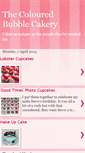 Mobile Screenshot of colouredbubblecakery.blogspot.com