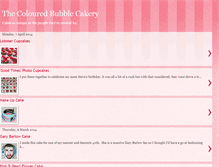 Tablet Screenshot of colouredbubblecakery.blogspot.com