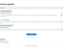 Tablet Screenshot of bursasepeda.blogspot.com
