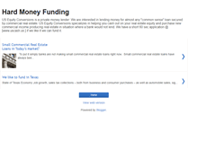 Tablet Screenshot of hardmoneyfunding.blogspot.com