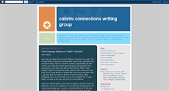 Desktop Screenshot of cabriniconnectionswritinggroup.blogspot.com