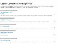 Tablet Screenshot of cabriniconnectionswritinggroup.blogspot.com