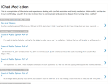 Tablet Screenshot of ichatmediation.blogspot.com
