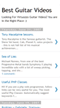 Mobile Screenshot of best-guitar-videos.blogspot.com