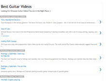 Tablet Screenshot of best-guitar-videos.blogspot.com