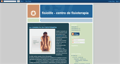 Desktop Screenshot of centrofisiolife.blogspot.com