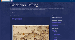 Desktop Screenshot of eindhoven-calling.blogspot.com