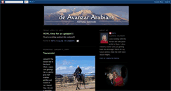 Desktop Screenshot of deavanzararabians.blogspot.com