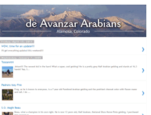 Tablet Screenshot of deavanzararabians.blogspot.com