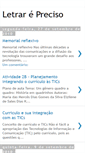 Mobile Screenshot of letrarepreciso.blogspot.com