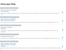 Tablet Screenshot of netscape-support.blogspot.com