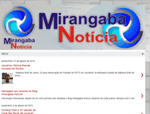 Tablet Screenshot of mirangabanoticia.blogspot.com