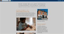 Desktop Screenshot of nymillsculturalcenter.blogspot.com