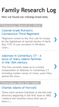 Mobile Screenshot of familyresearchlog.blogspot.com