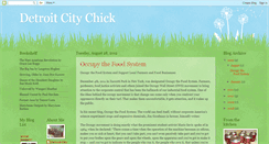 Desktop Screenshot of detroitcitychick.blogspot.com