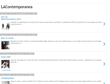Tablet Screenshot of lacontemporanea.blogspot.com