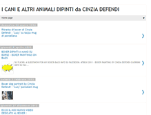 Tablet Screenshot of cani-dipinti.blogspot.com