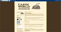 Desktop Screenshot of cabin-world.blogspot.com