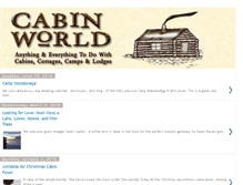 Tablet Screenshot of cabin-world.blogspot.com