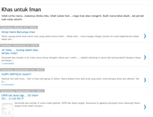 Tablet Screenshot of iman-sayang.blogspot.com