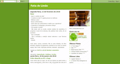 Desktop Screenshot of fatiadelimao.blogspot.com