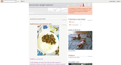 Desktop Screenshot of mavieavecweightwatchers.blogspot.com