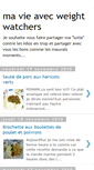 Mobile Screenshot of mavieavecweightwatchers.blogspot.com