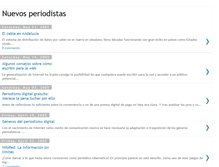 Tablet Screenshot of nuevosperiodistas.blogspot.com