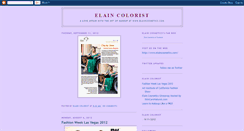 Desktop Screenshot of elain-colorist.blogspot.com