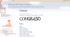 Desktop Screenshot of grupo-congreso.blogspot.com