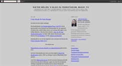 Desktop Screenshot of dieter-welzel.blogspot.com