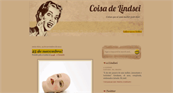 Desktop Screenshot of coisadelindsei.blogspot.com