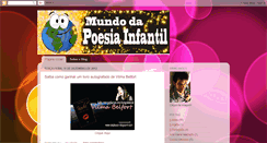 Desktop Screenshot of mundodapoesiainfantil.blogspot.com