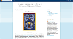 Desktop Screenshot of katesingerhome.blogspot.com