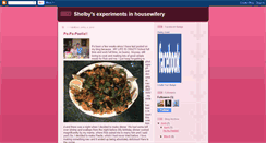 Desktop Screenshot of experimentalhousewifery.blogspot.com