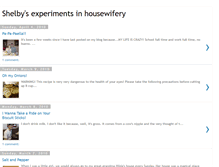 Tablet Screenshot of experimentalhousewifery.blogspot.com