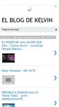 Mobile Screenshot of elblogdekelvin.blogspot.com