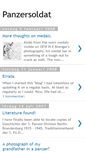Mobile Screenshot of panzersoldat.blogspot.com