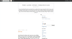 Desktop Screenshot of lonedykechronicles.blogspot.com