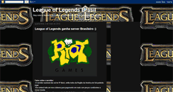 Desktop Screenshot of legendzbr.blogspot.com
