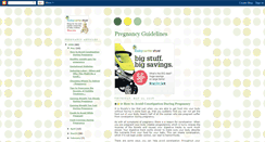 Desktop Screenshot of pregnancyguidelines.blogspot.com