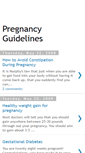 Mobile Screenshot of pregnancyguidelines.blogspot.com