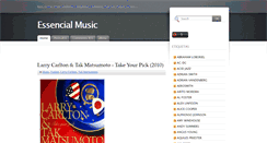 Desktop Screenshot of essencialmusic.blogspot.com