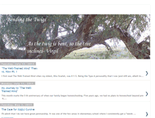 Tablet Screenshot of bendingthetwigs.blogspot.com